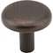 Elements 1-1/4" Diameter Brushed Oil Rubbed Bronze Round Seaver Cabinet Knob 511DBAC - alternate 1